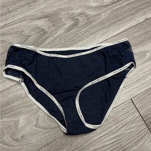 Tommy Hilfiger Navy Blue Panties with White Trim